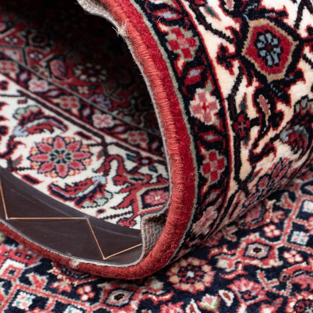 Runner Perser Rug - Bidjar - 350 x 83 cm - dark red