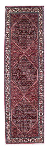 Runner Perser Rug - Bidjar - 291 x 84 cm - dark red