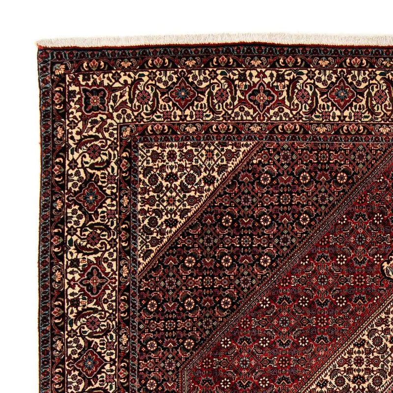 Perser Rug - Bidjar - 251 x 202 cm - dark red