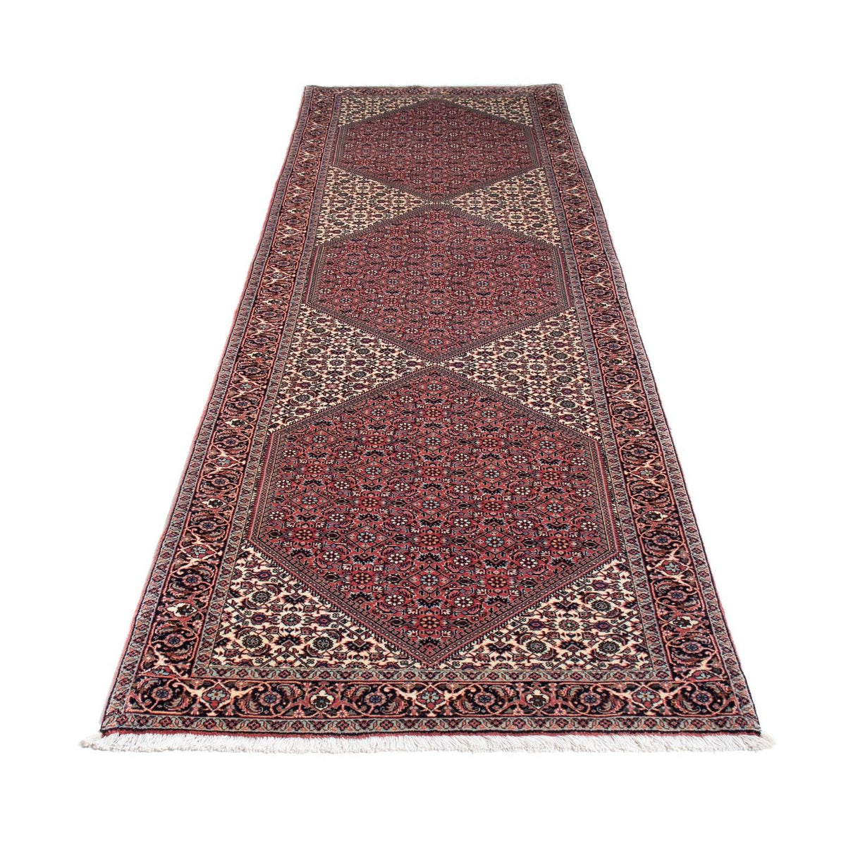 Runner Perser Rug - Bidjar - 317 x 88 cm - light red