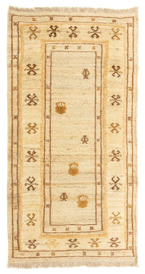 Gabbeh Rug - Perser - 142 x 73 cm - beige