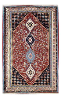 Gabbeh Rug - Kashkuli Perser - 225 x 139 cm - dark red