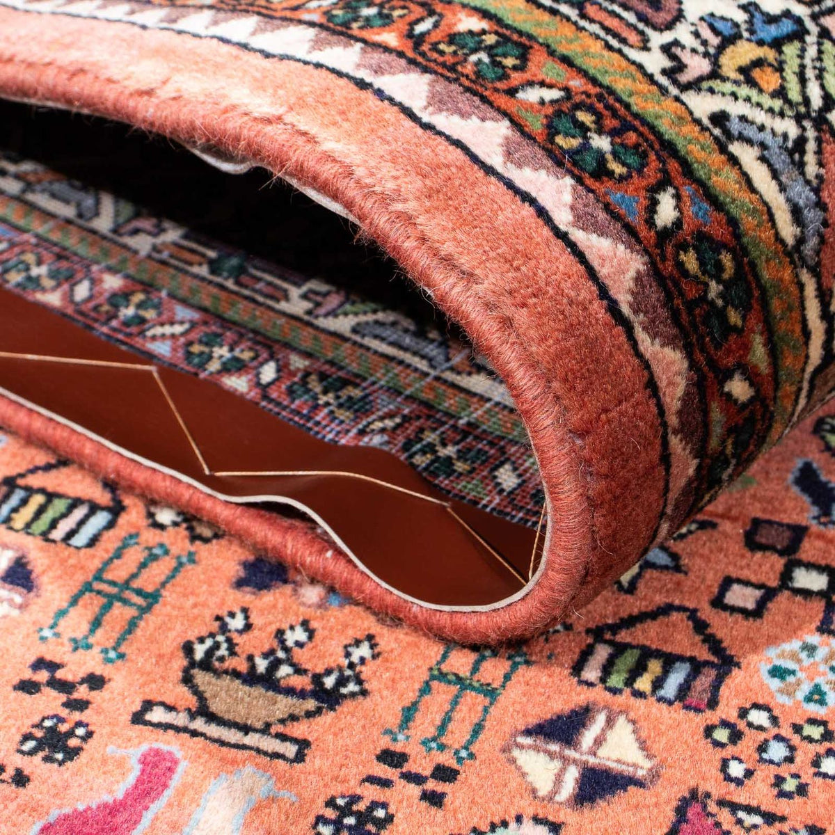 Gabbeh Rug - Kashkuli Perser - 240 x 167 cm - rust