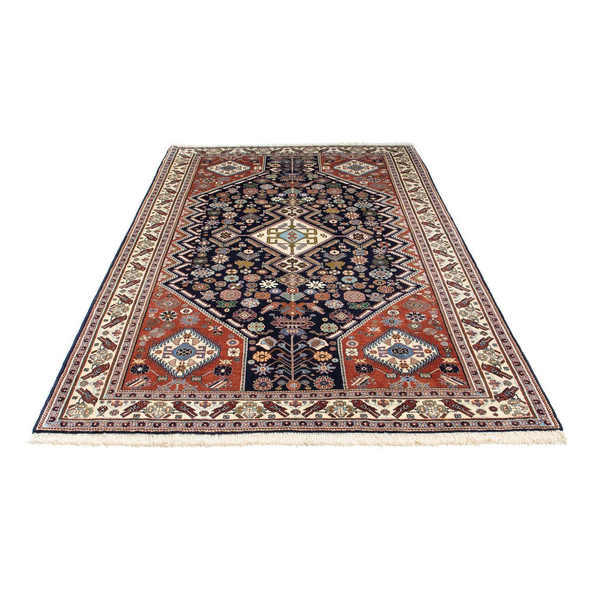 Gabbeh Rug - Kashkuli Perser - 250 x 152 cm - dark blue