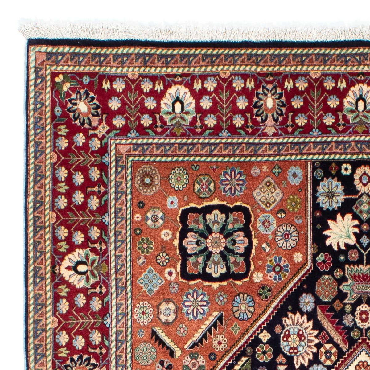 Gabbeh Rug - Kashkuli Perser - 213 x 141 cm - dark blue