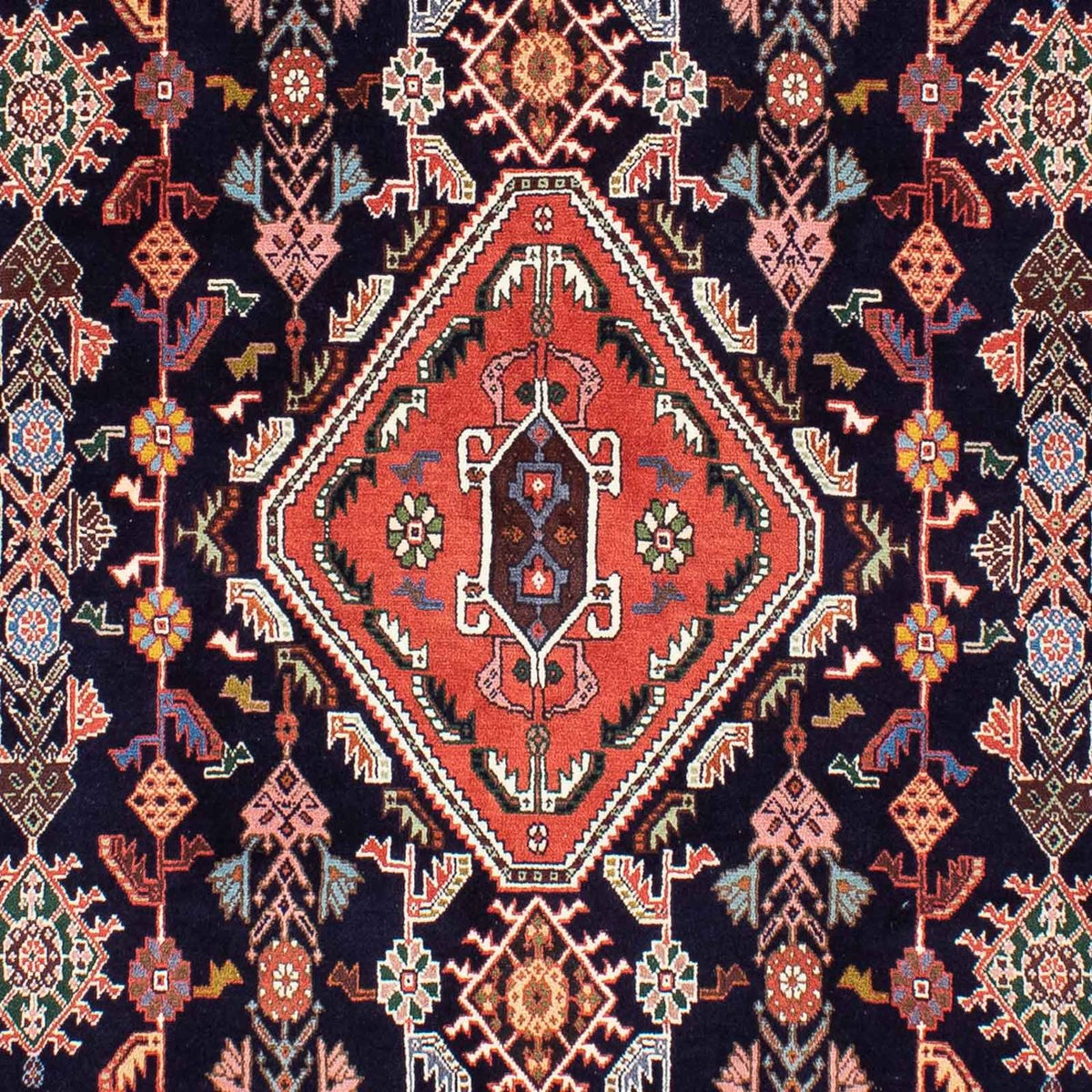 Gabbeh Rug - Kashkuli Perser - 245 x 172 cm - dark blue