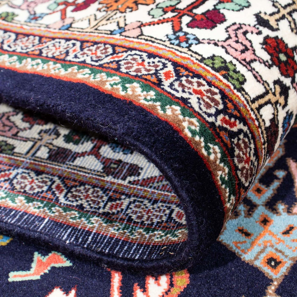 Gabbeh Rug - Kashkuli Perser - 245 x 172 cm - dark blue