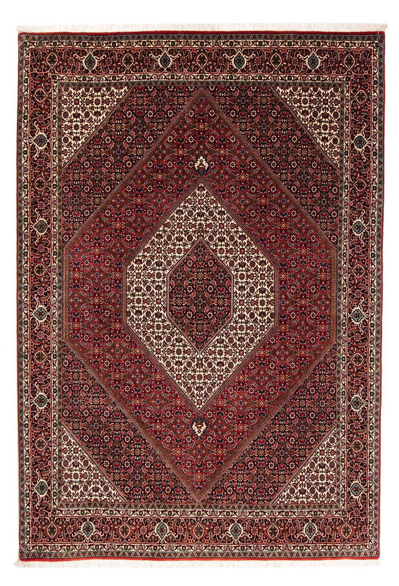 Perser Rug - Bidjar - 251 x 176 cm - dark red
