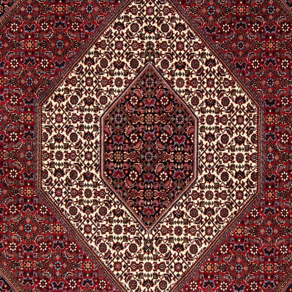 Perser Rug - Bidjar - 251 x 176 cm - dark red