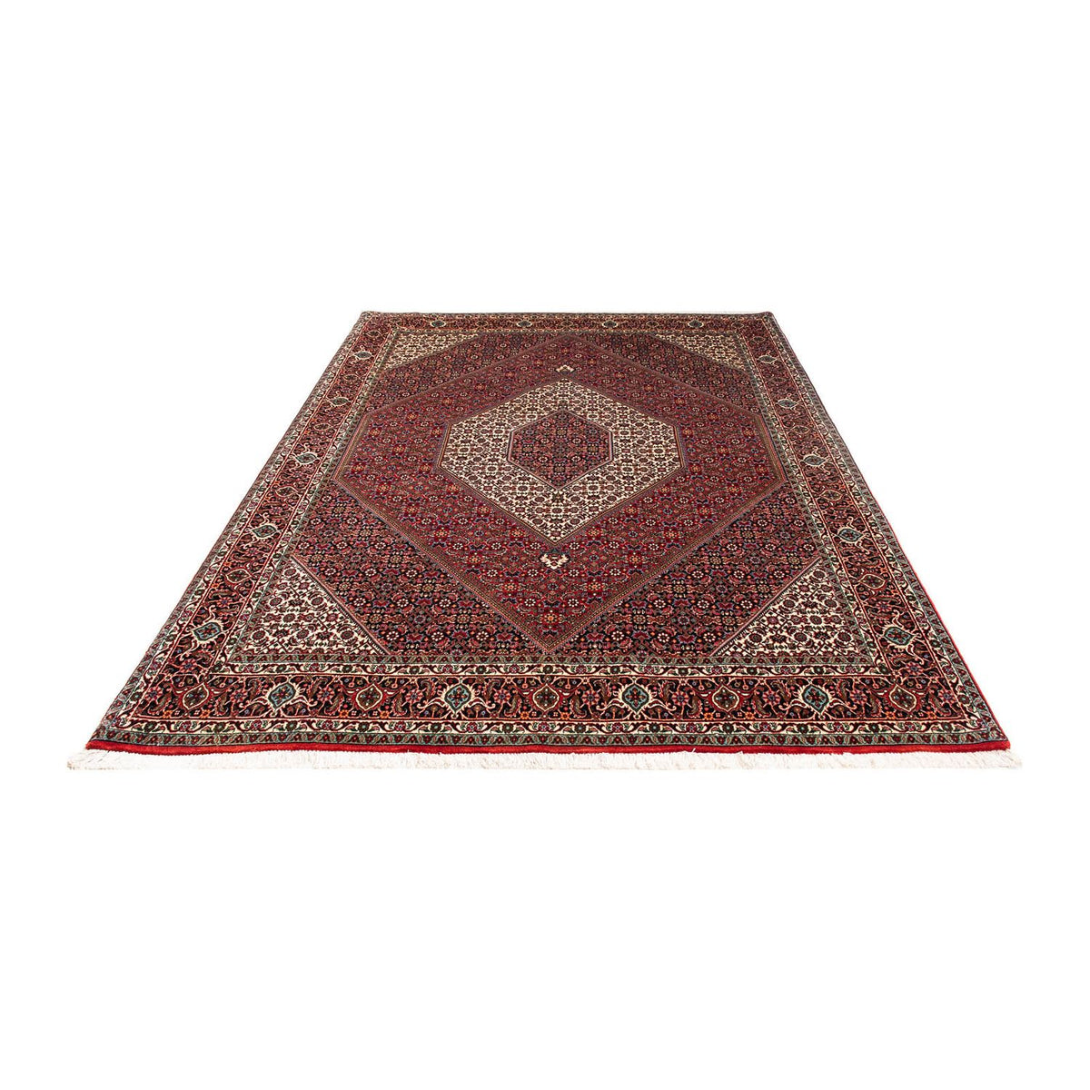 Perser Rug - Bidjar - 251 x 176 cm - dark red