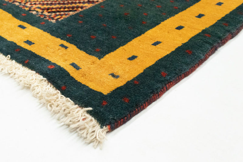 Gabbeh Rug - Loribaft Perser - 143 x 102 cm - green