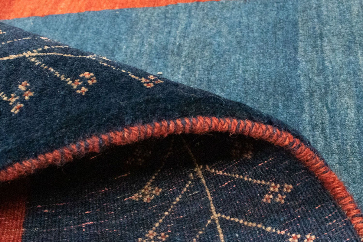 Gabbeh Rug - Loribaft Perser - 205 x 128 cm - red