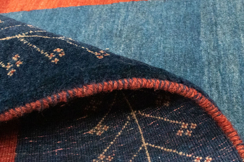 Gabbeh Rug - Loribaft Perser - 205 x 128 cm - red