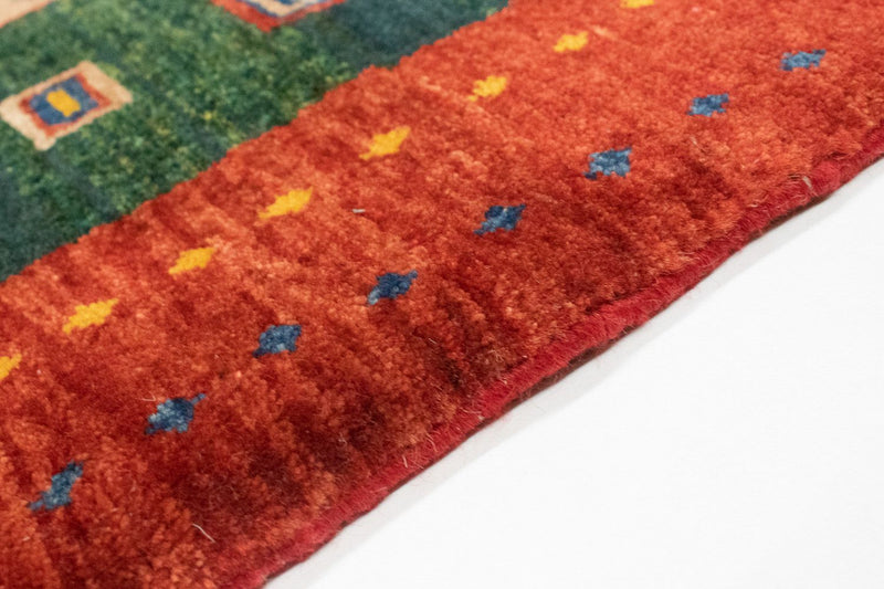 Gabbeh Rug - Loribaft Perser - 153 x 103 cm - gold