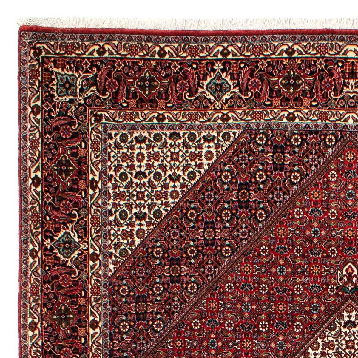 Perser Rug - Bidjar - 300 x 203 cm - dark red