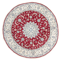 Perser Rug - Nain round  - 250 x 250 cm - dark red