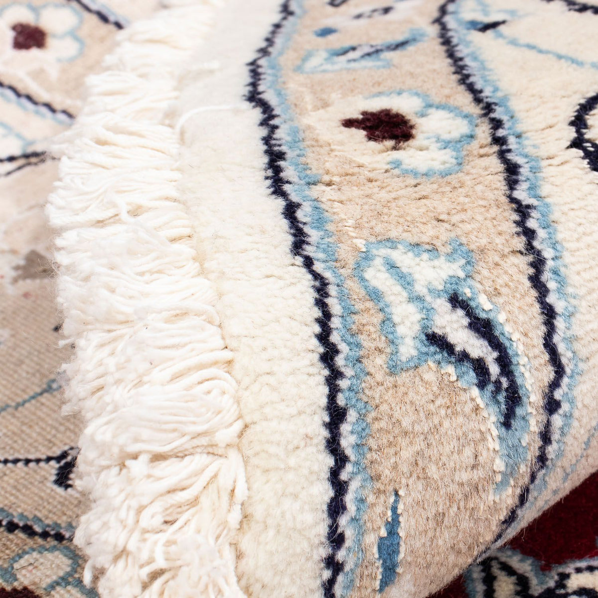 Perser Rug - Nain round  - 250 x 250 cm - red