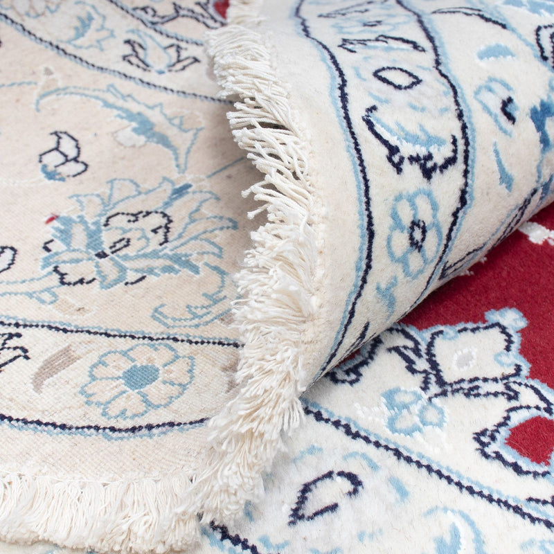 Perser Rug - Nain round  - 290 x 290 cm - dark red