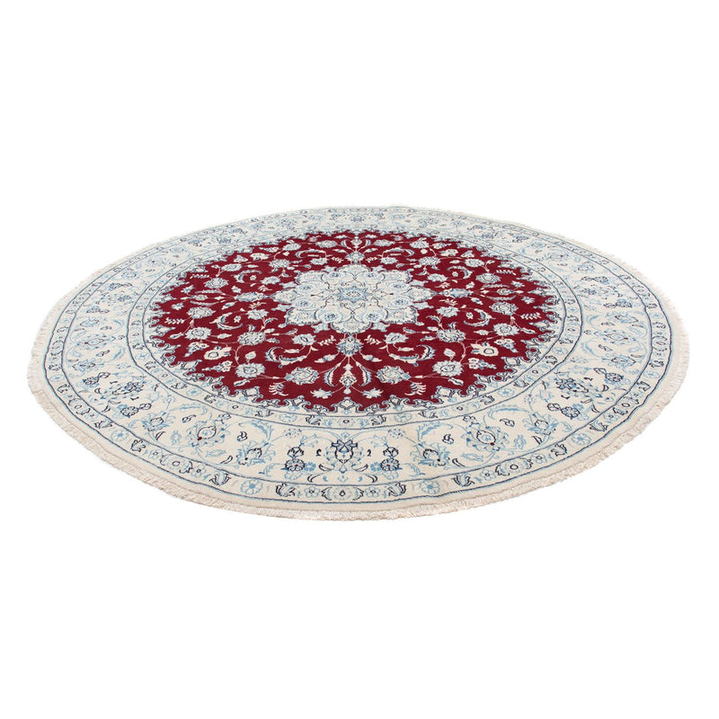 Perser Rug - Nain round  - 290 x 290 cm - dark red