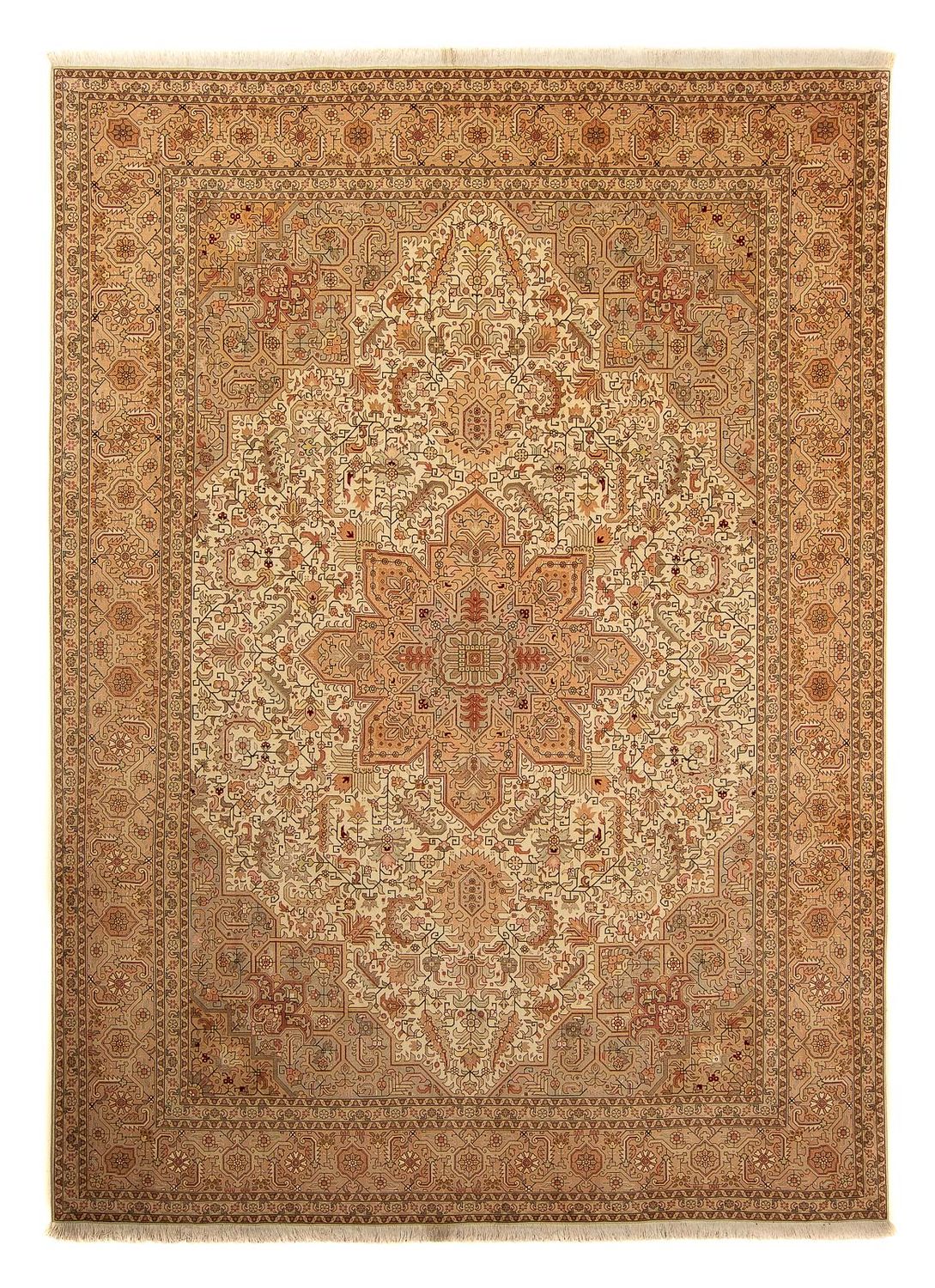 Perser Rug - Tabriz - Royal - 344 x 251 cm - light brown