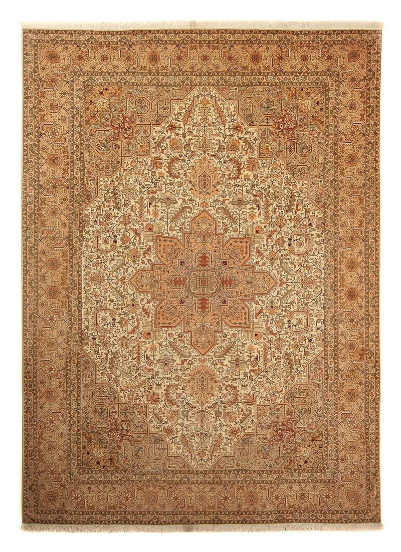 Perser Rug - Tabriz - Royal - 344 x 251 cm - light brown