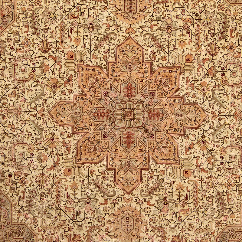 Perser Rug - Tabriz - Royal - 344 x 251 cm - light brown