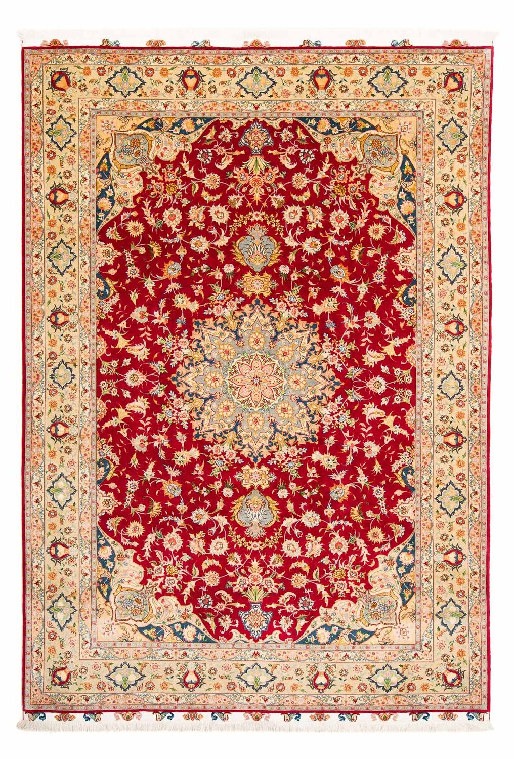 Perser Rug - Tabriz - Royal - 300 x 205 cm - dark red