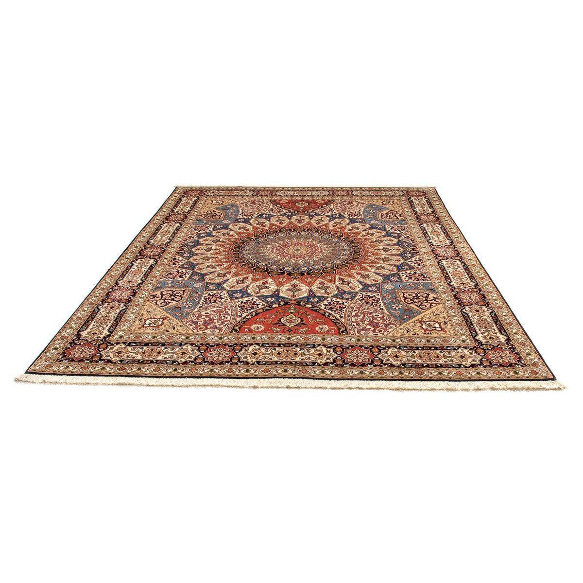 Perser Rug - Tabriz - Royal - 250 x 207 cm - light brown