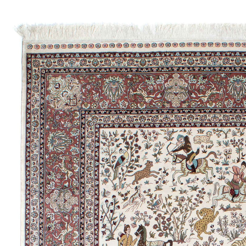 Oriental Rug - Hereke - 244 x 169 cm - beige