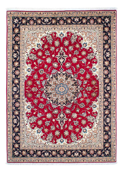 Tabriz - 50 Raj Rug 150x210cm - Persian Rugs - red