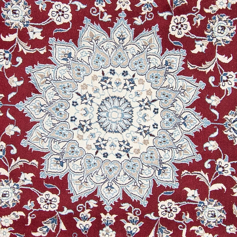 Perser Rug - Nain round  - 250 x 250 cm - dark red