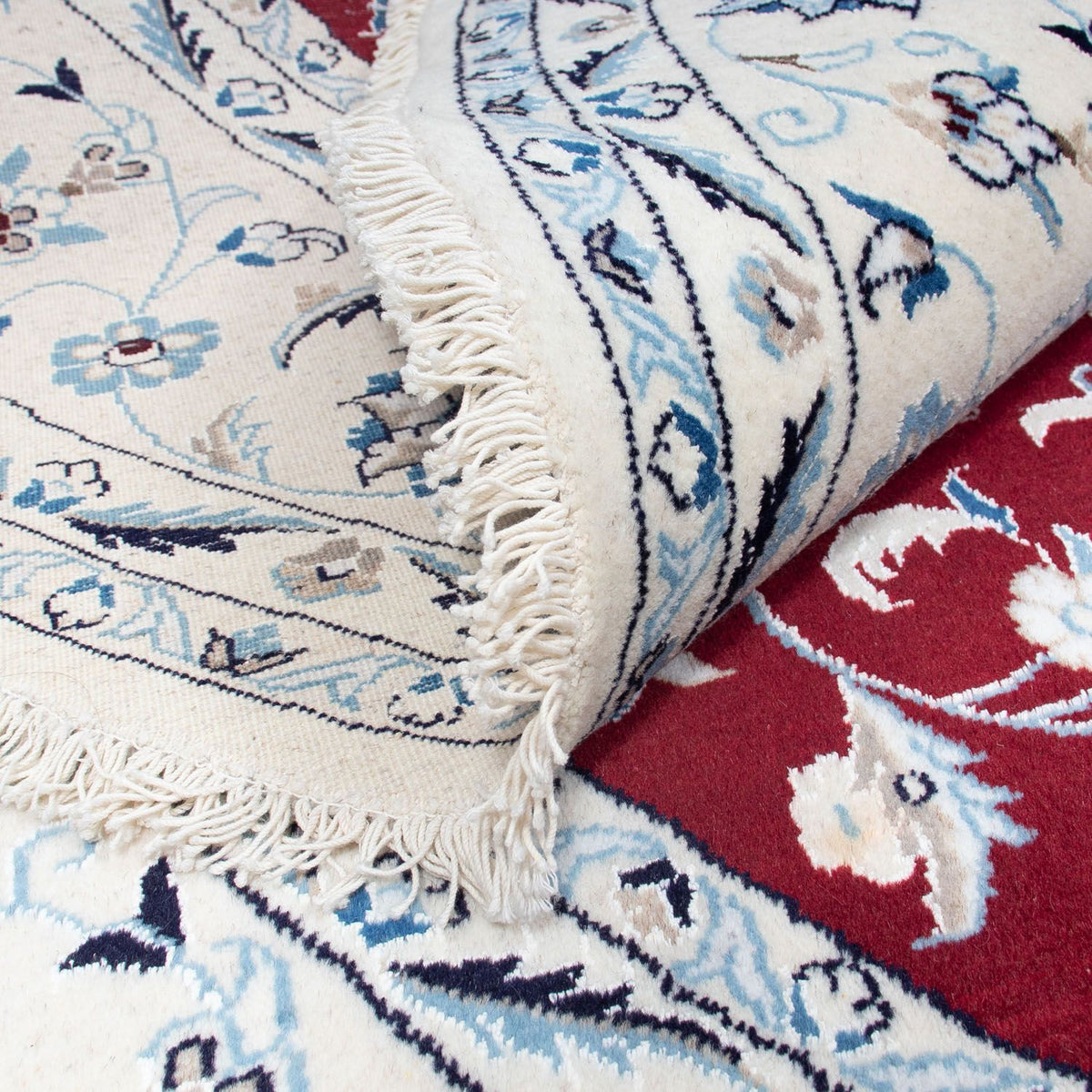 Perser Rug - Nain round  - 250 x 250 cm - dark red