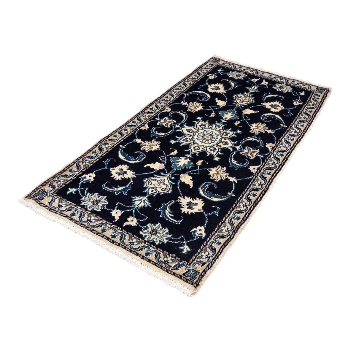 Perser Rug - Nain - 143 x 70 cm - blue