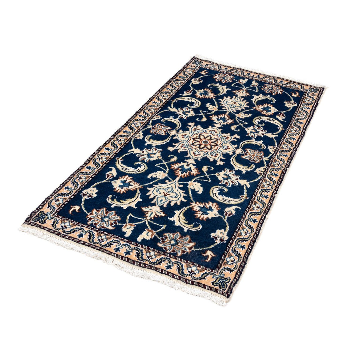Perser Rug - Nain - 134 x 68 cm - blue
