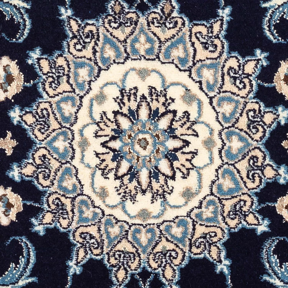 Perser Rug - Nain - 141 x 66 cm - dark blue