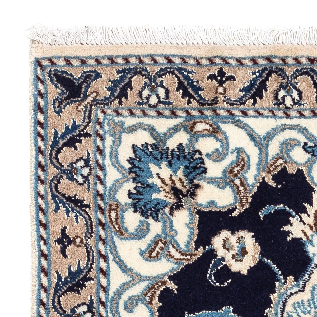 Perser Rug - Nain - 141 x 66 cm - dark blue