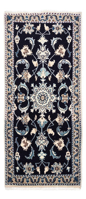Perser Rug - Nain - 139 x 66 cm - dark blue