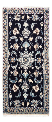 Perser Rug - Nain - 139 x 66 cm - dark blue