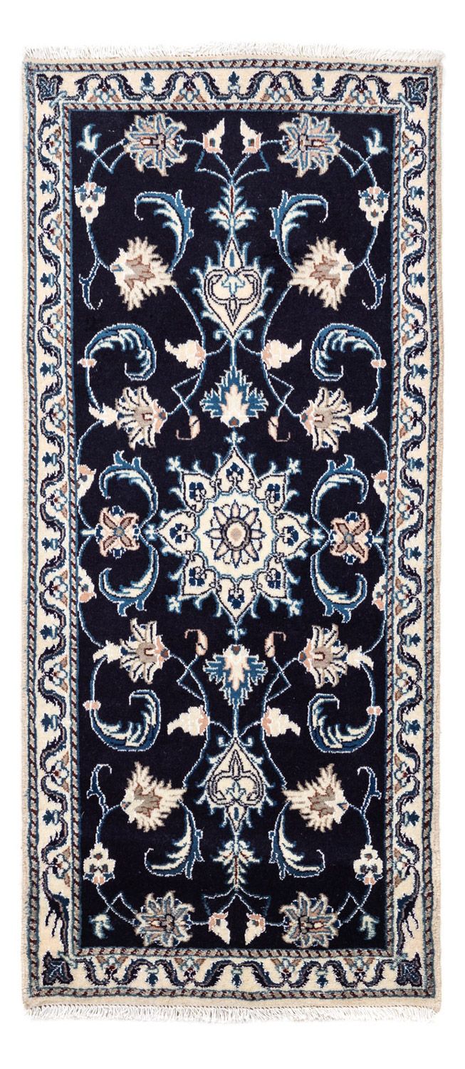 Perser Rug - Nain - 143 x 70 cm - dark blue