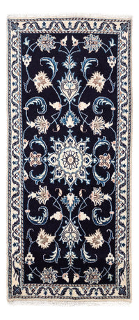 Perser Rug - Nain - 143 x 70 cm - dark blue