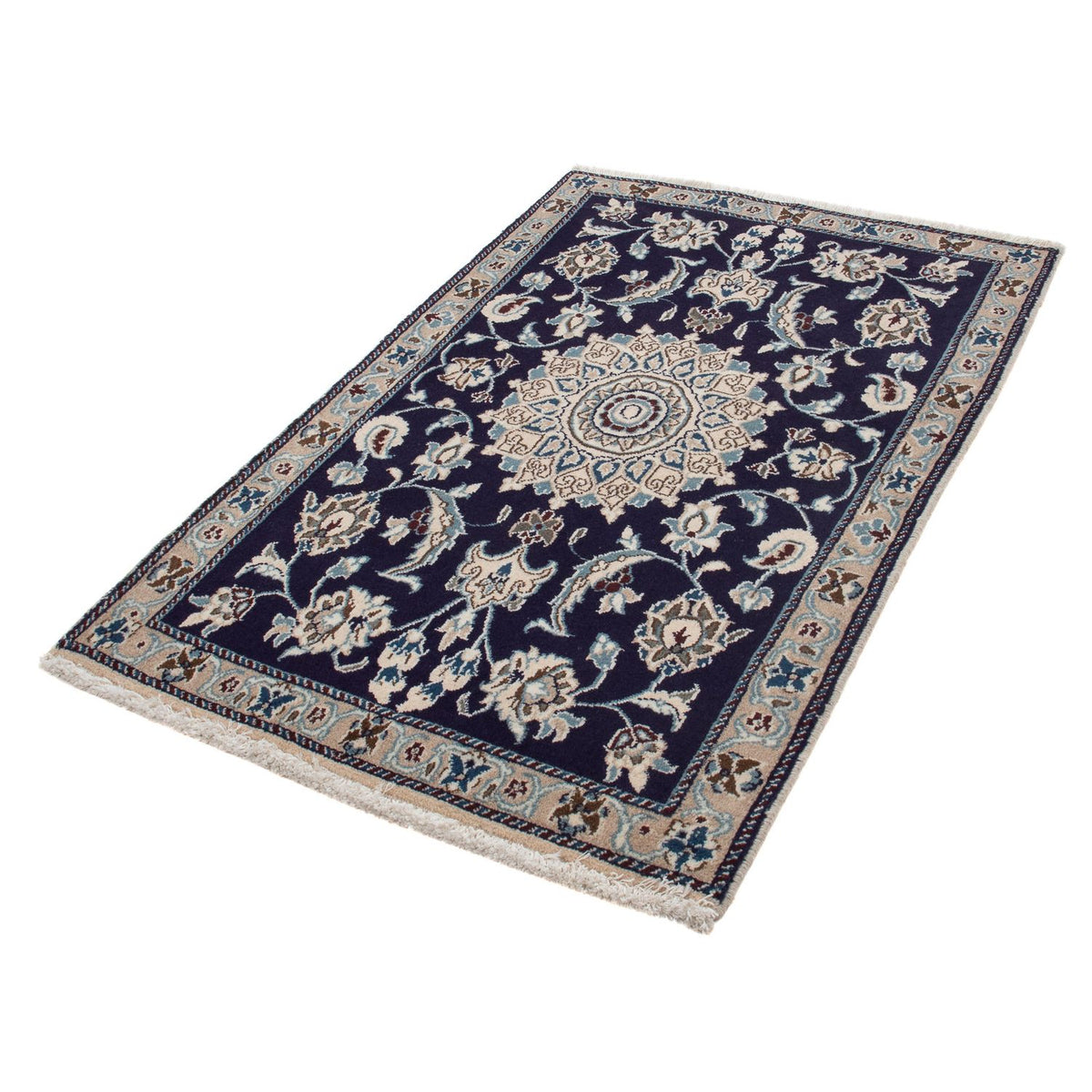 Perser Rug - Nain - 139 x 89 cm - dark blue