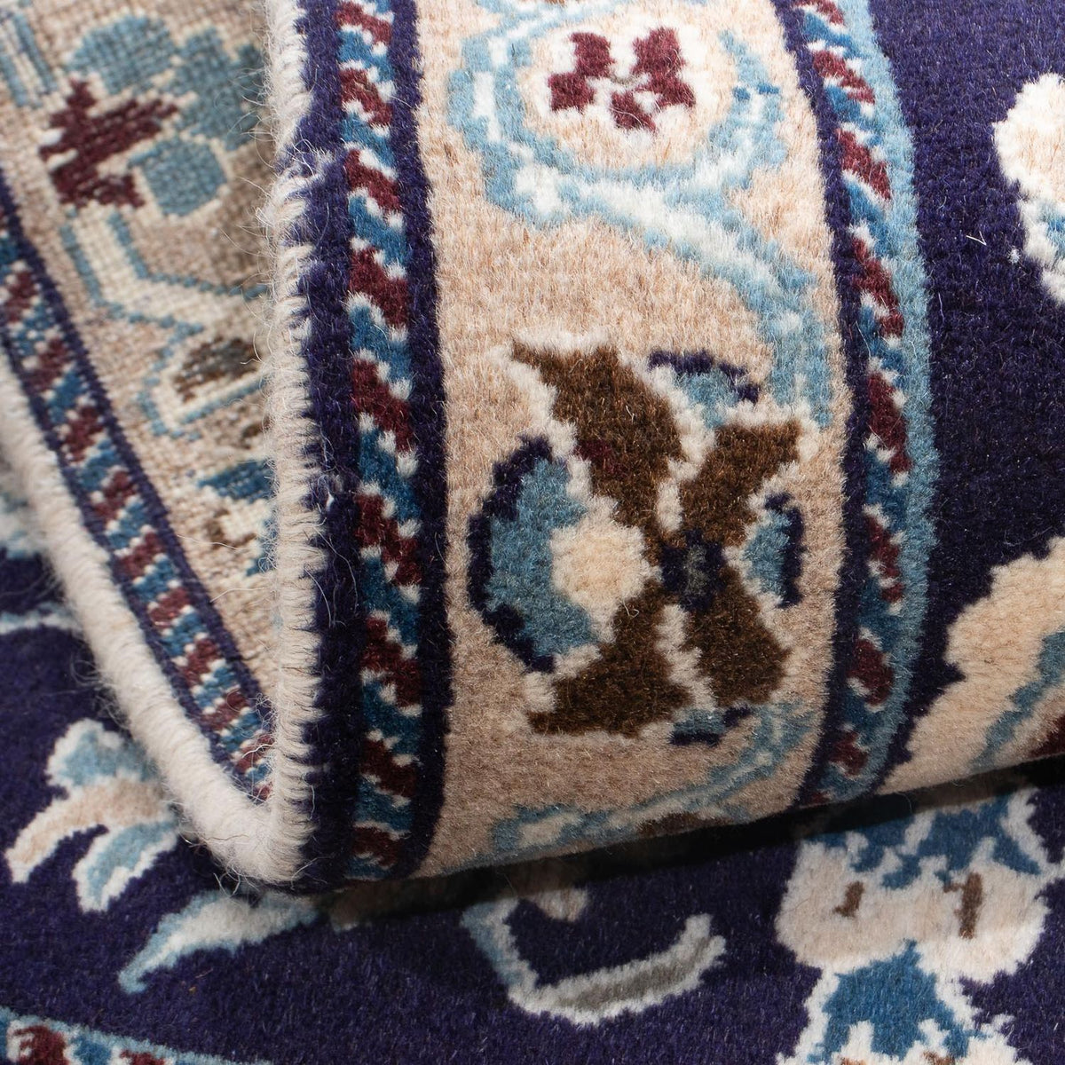 Perser Rug - Nain - 139 x 89 cm - dark blue