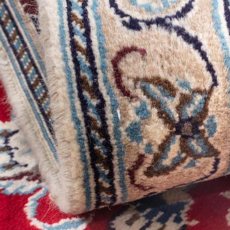 Perser Rug - Nain - 133 x 89 cm - dark red