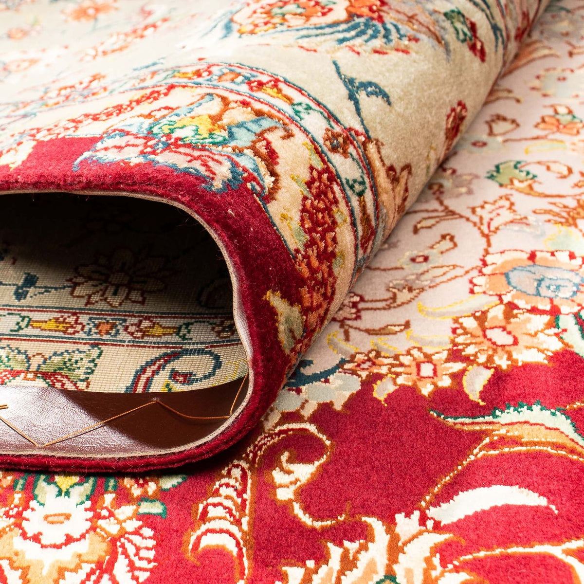 Perser Rug - Tabriz - Royal - 312 x 204 cm - dark red