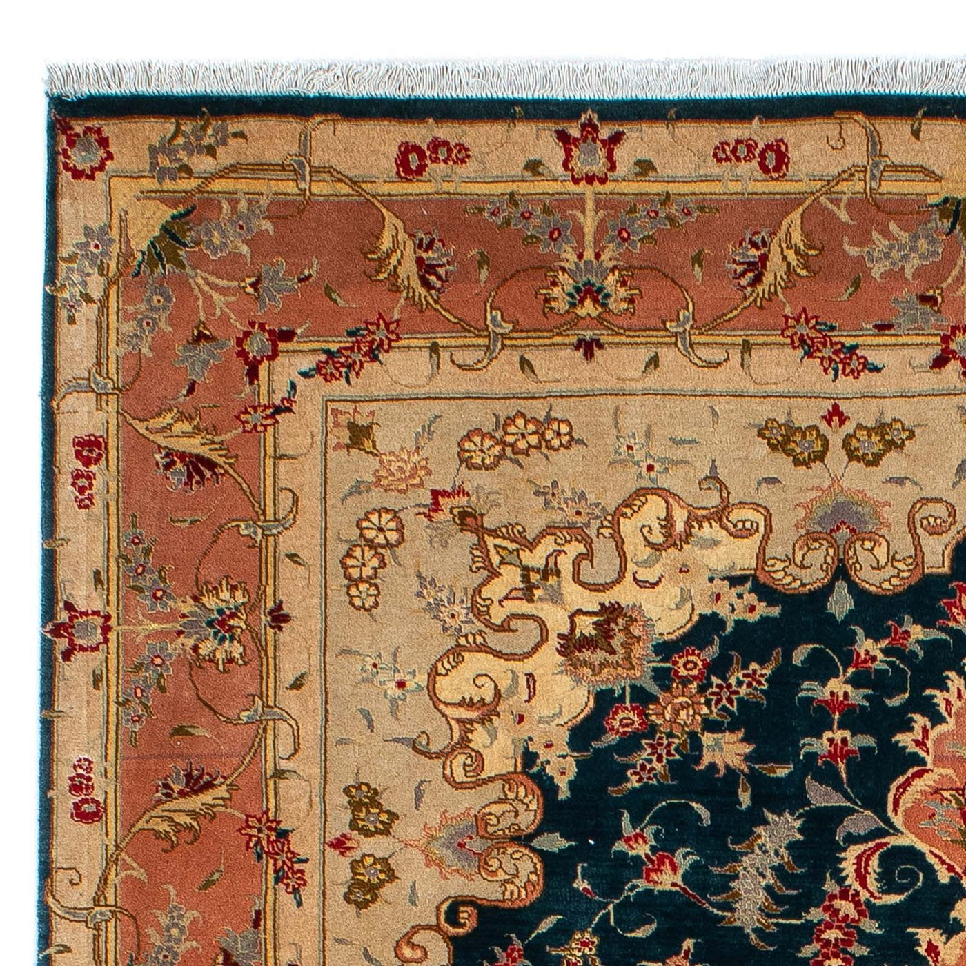 Tabriz - 50 Raj Rug 202x152cm - Persian Rugs
