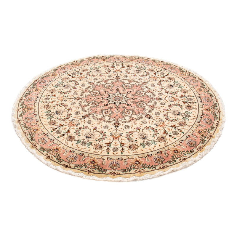 Perser Rug - Tabriz - Royal round  - 150 x 150 cm - beige