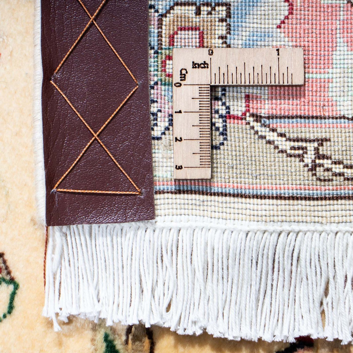 Runner Perser Rug - Tabriz - Royal - 200 x 77 cm - beige