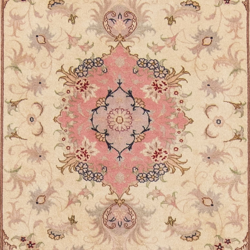 Runner Perser Rug - Tabriz - Royal - 410 x 80 cm - beige