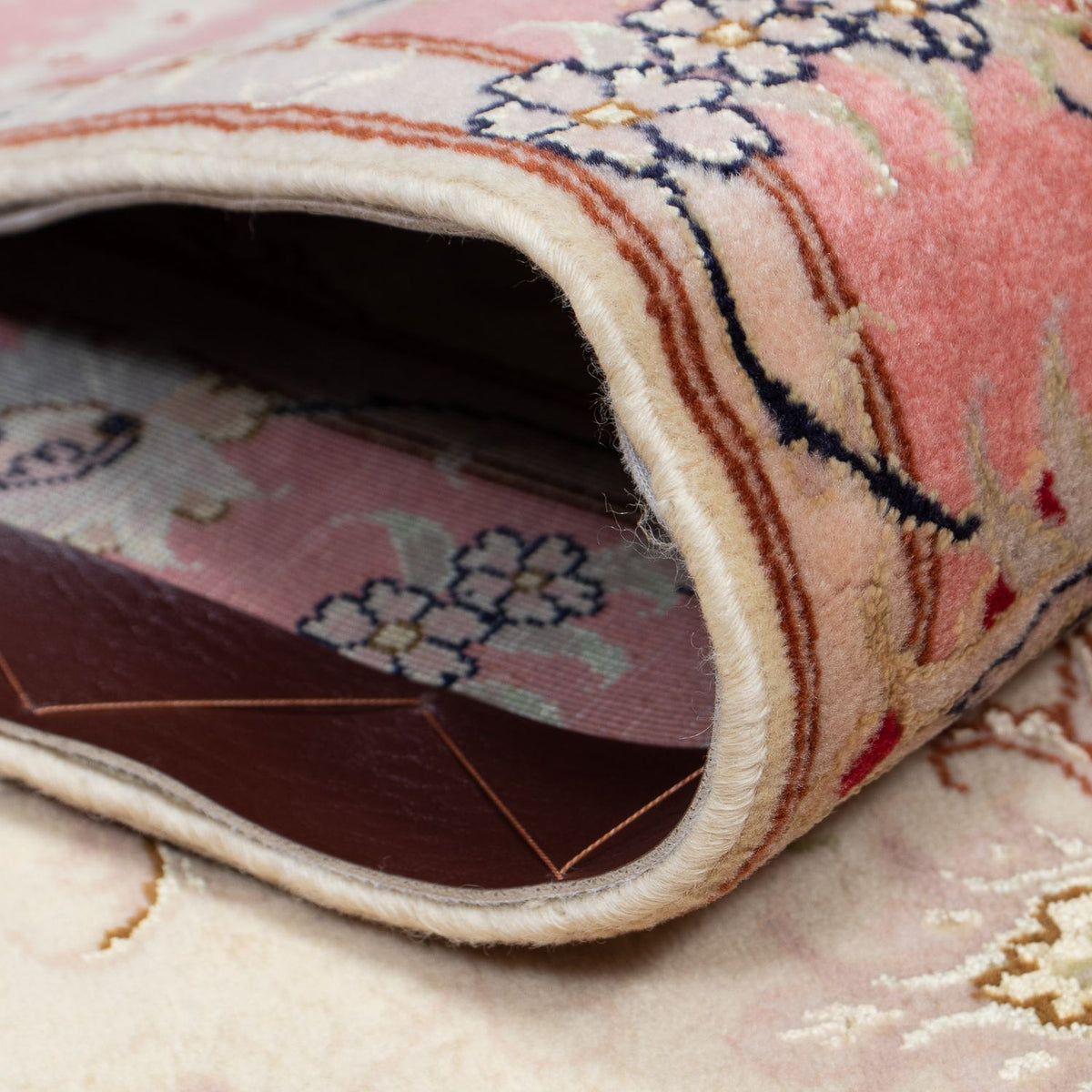 Runner Perser Rug - Tabriz - Royal - 410 x 80 cm - beige