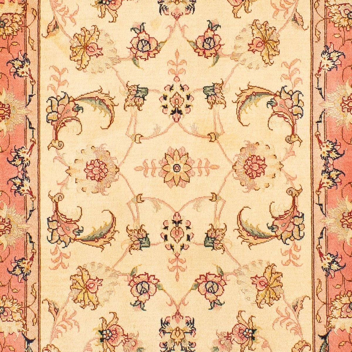 Runner Perser Rug - Tabriz - Royal - 290 x 74 cm - beige